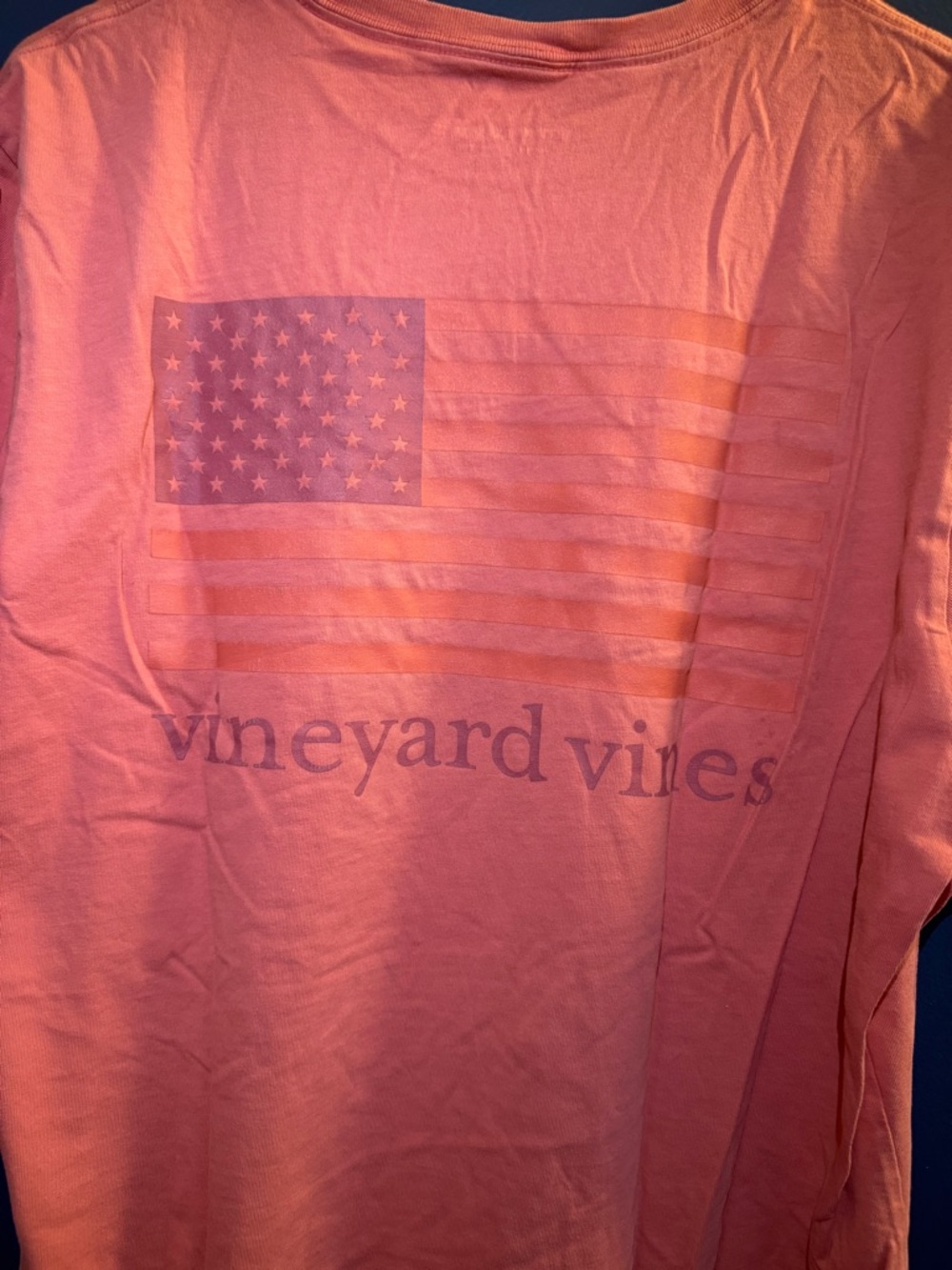 Vineyard Vines Tonal American Flag Tee